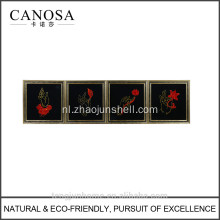 CANOSA zeeschelp Chinees design Wall foto met houten frame